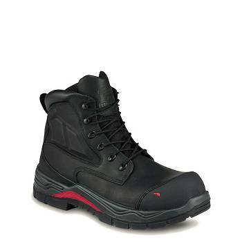 Red Wing Férfi King Toe ADC 6-inch Waterproof Safety Toe Munkavédelmi Bakancs Fekete